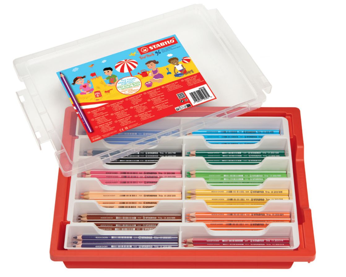 STABILO Trio Thick Kleurpotloden Meerkleurig 96 Stuks