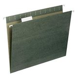 Smead Opknoping bestandsmap met tabblad, 1/5 gesneden verstelbare tab, lettergrootte, standaard groen, 50 per doos (64029)