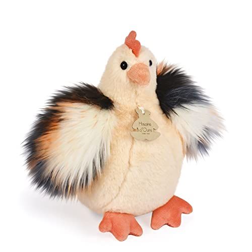 Histoire d'Ours HO3162 pluche dier kip, beige, 20 cm
