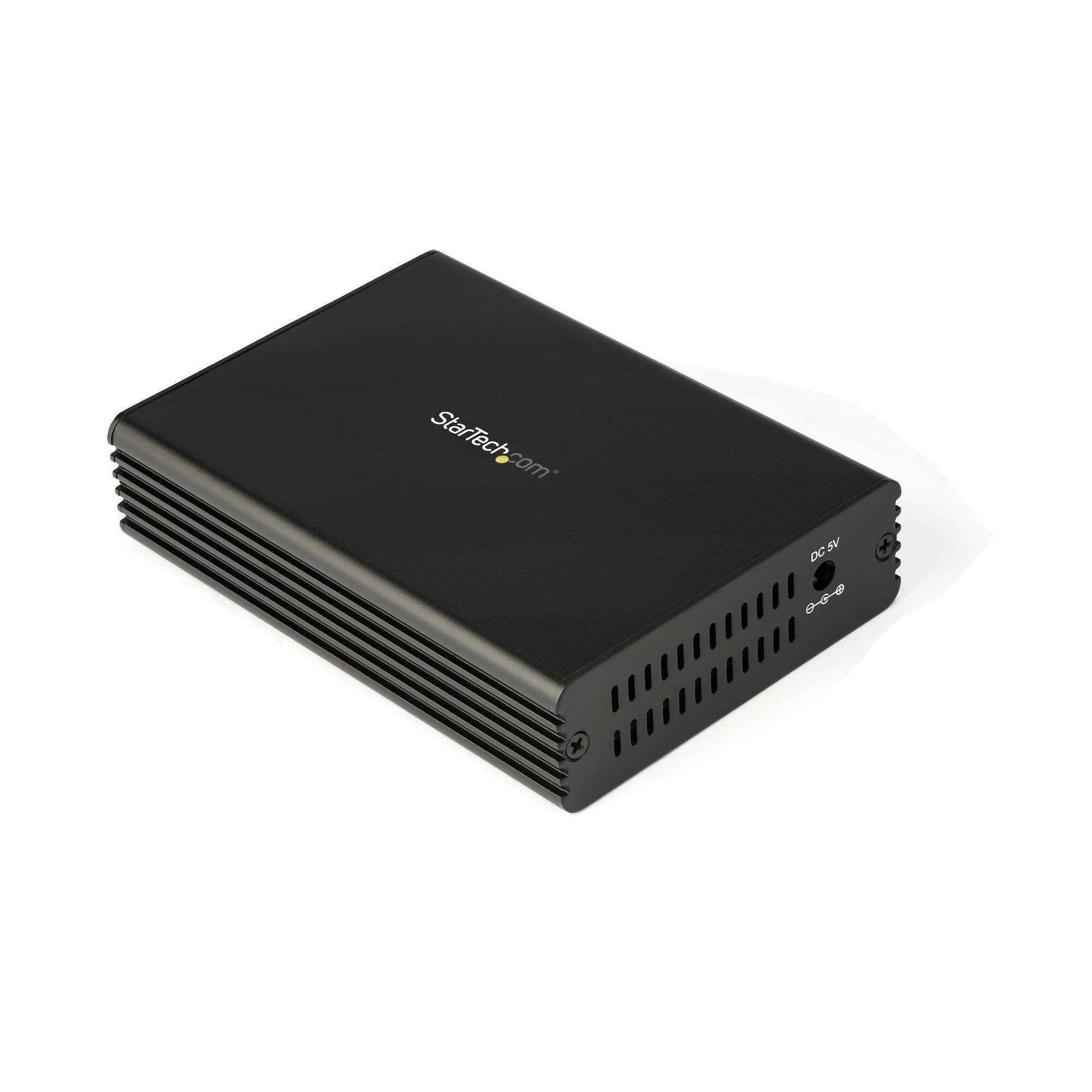 StarTech.com 10GbE Fiber Ethernet Media Converter voor 10Gbps Netwerk - NBASE-T SFP naar RJ45 - Multigigabit Singlemode/Multimode Glasvezel naar Koper Ethernet Netwerk Bridge