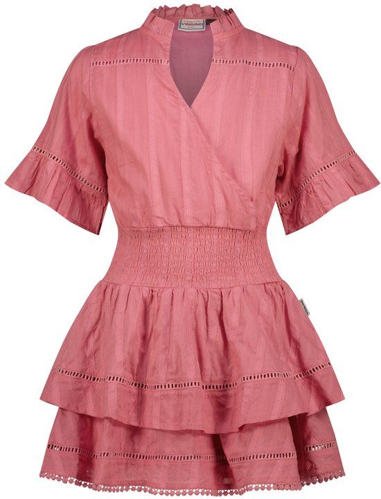 Vingino zomer jurk meisjes - roze - Pevy