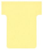 Nobo, 100 stuks T-indexkaarten 1,5 geel 2001504