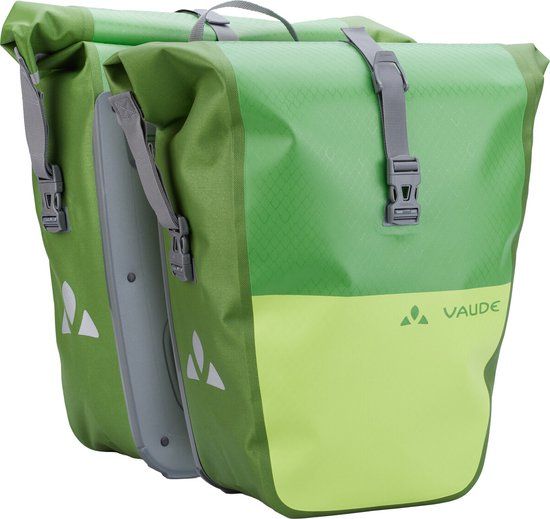 Vaude Aqua Back Color Dubbele Fietstas - 60L - Groen/Geel