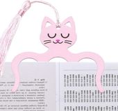 Merkloos Muziekblad Houder - Boek Klem - Muziek Lezen - Roestvrij Metaal - 10 x 8 cm - Kat
