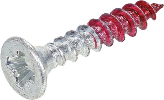 Rotadrill - Unischroef - Pozidrive 2 Platkop - 3,5 x 20mm - Voldraad - Verzinkt (200 stuks)