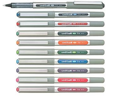 Uni-Ball Rollerball Eye Fine UB-157 - Green - 0.7mm - 2 Pack