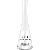 Bourjois 2-in-1 nagellak, 1 Second 01 Base & Top Coat, 9 ml