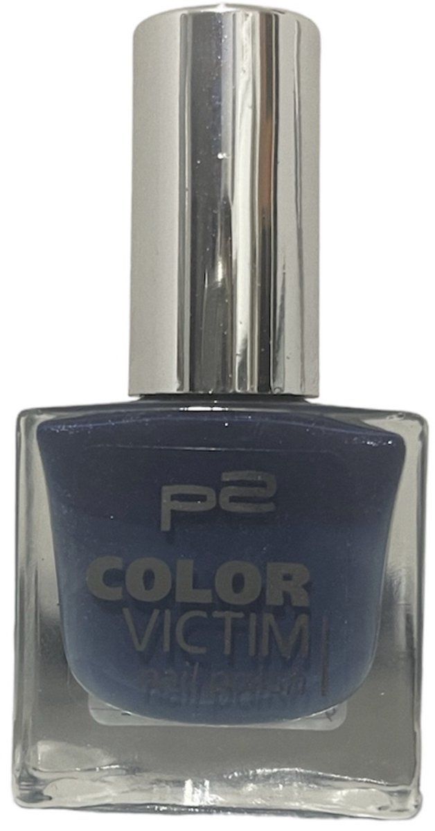 P2 Cosmetics EU Color Victim Nagellak 333 Be My Guy - blauw - 8ml