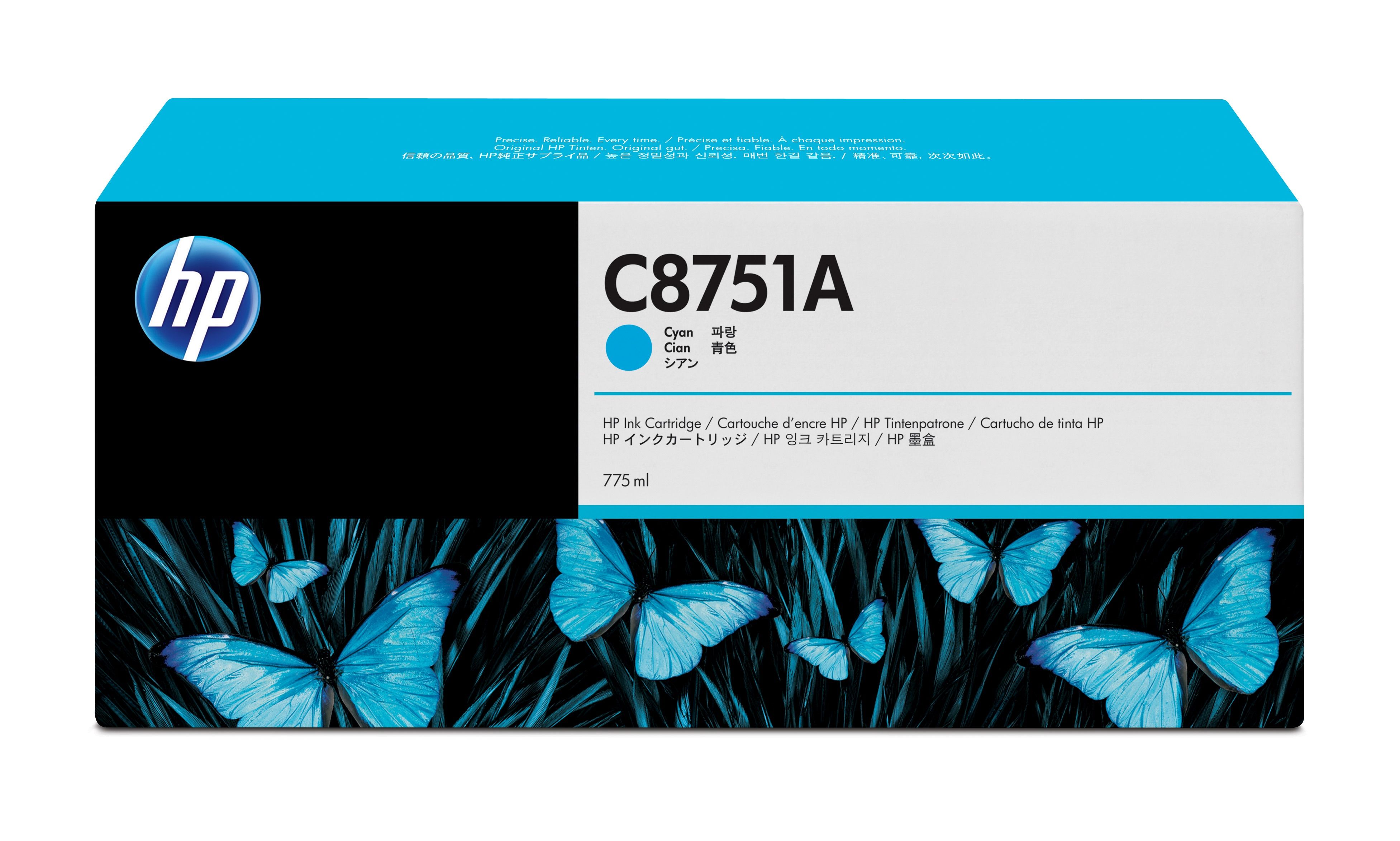HP C8751A Cyan Original Ink Cartridge