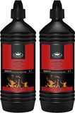 Esschert Design 2x stuks heldere lampenolie/fakkelolie 1 litre