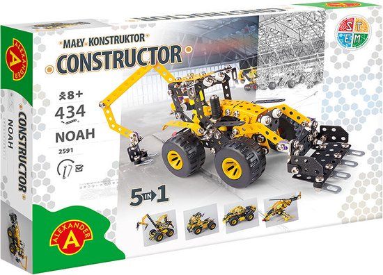 Constructor Alexander Speelgoed Constructor PRO - Noah - 434 stuks