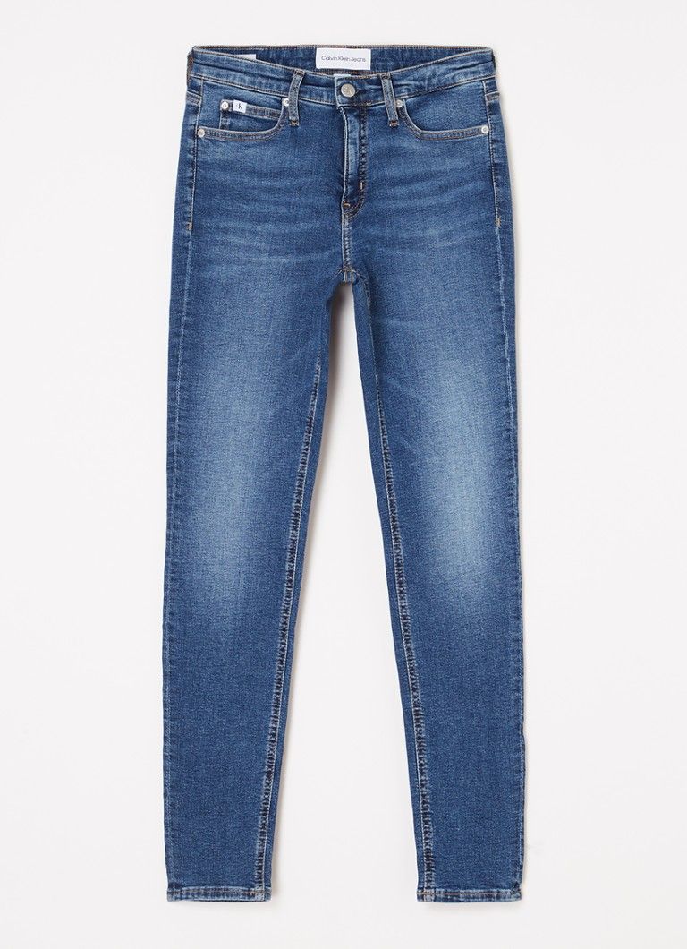 Calvin Klein Mid Waist Skinny Jeans - Medium Wash