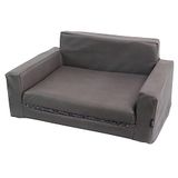 Nobby 61928 Sofa ENOCK donkergrijs L x B x h: 54 x 38 x 18/26 cm