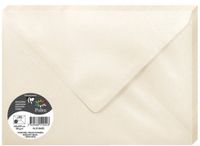 Clairefontaine Stuifmeel van Clairefontaine enveloppe C5, parelmoer, 22.9 cm, 16.2 cm, Ivoor, Papier, 20 stuk(s), C13, A5, 120 g