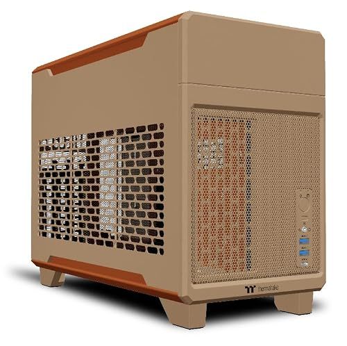 Thermaltake TR100 | Mini Tower Gaming Case | Super Compact | Gravel Sand