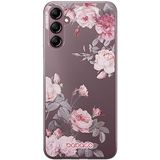 ERT GROUP Mobiele telefoonhoes voor Samsung A14 4G/5G Origineel en officieel gelicentieerd Babaco Flowers 055 motief perfect passend bij de vorm van de mobiele telefoon, gedeeltelijk bedrukt