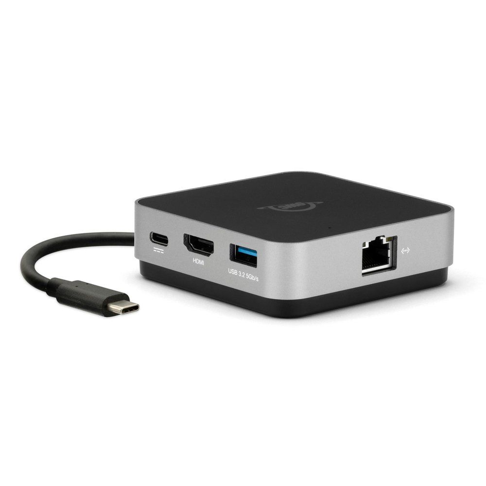 OWC USB-C Travel Dock E - Interface Hub - Grijs