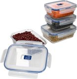 MamboCat 4-delige set Pure Box Active voorraadpot - 2x 82cl & 2x 122cl - 5088000