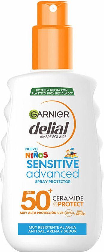 Niños Garnier Zonnebrandspray voor Kinderen Sensitive Advanced Spf 50 (150 ml)