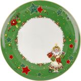 Goebel - Mary Engelbreit | Bord Love Me | Porselein - 23cm - Kerst