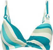 Triumph Bustier-Bikini-Top Summer Mix & Match Blauw Gestreept Mouwloos