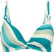 Triumph Bustier-Bikini-Top Summer Mix & Match Blauw Gestreept Mouwloos