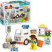 LEGO DUPLO Ambulance met chauffeur, interactief speelgoed voor peuters vanaf 2 jaar, 19 onderdelen