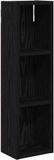 vidaXL Wandkast Zwarte Eik 20 x 14 x 70 cm