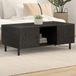 Maison Exclusive - Table basse noire, 100x54x40 cm, manguier massif