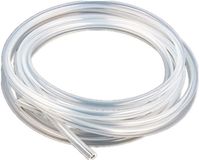 Merkloos Transparante siliconenbuis - Voedingsveilig - Luchtslang voor pomptransfer - 5 mm ID, 6 mm OD - siliconenbuis 100 ft - Geschikt voor transparant model - Lengte 30,5 m