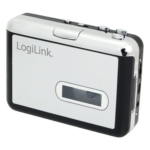LogiLink UA0156 Cassettespeler/-recorder - Zwart/Zilver