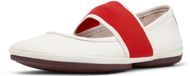 CAMPER Ballerina met riempjes ' Right Nina ' bloedrood / wit