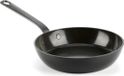 Merkloos Gezonde Keramisch Antiaanbaklaag 20 cm Koekenpan Skillet PFAS-Vrij Inductie Geschikt Vaatwasmachinebestendig Ovenveilig Zwart