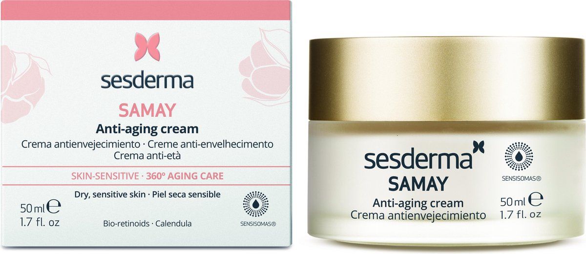 Sesderma Samay Crema Antienvejecimiento Piel Sensible 50ml For Women - 8429979446954