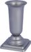 Form Plastic Grafvaas - kunststof - zilver - H27 cm