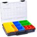 Organizer Boîte de rangement - Couvercle transparent - Anthracite - 444 x 358 x 81 mm