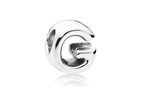 PANDORA Bedel zilver Letter G 797461