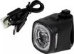 Enzo Benson LED fietslamp - wit - USB oplaadbaar - waterbestendig