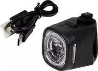 Enzo Benson LED fietslamp - wit - USB oplaadbaar - waterbestendig