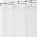 iDesign Stoffen douchegordijnen, waterdicht polyester gordijn 180 x 200 cm, transparant