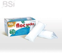 Bsi Floc socks 8x125 gr - Flocculatiekousje in patroonvorm voor in de skimmer