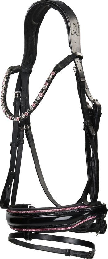 Hb Hoofdstel Showtime Evalira Zwart-roze - Cob