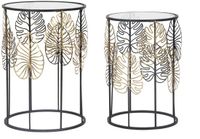Mauro Ferretti Tafel Foglie Glam Coppia Ø 38x55 cm