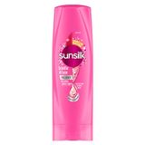 Sunsilk Conditioner voor lichtvonken, ontwarrende anti-kroesconditioner, geeft het haar glans, actieve fusie-formule met jojoba-olie, collageen, pareleiwit en biotine, 200 ml