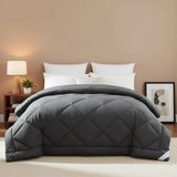 Arvion 4-seizoenen dekbed microvezel 300 g/m² - 240 x 260 cm - Grijs