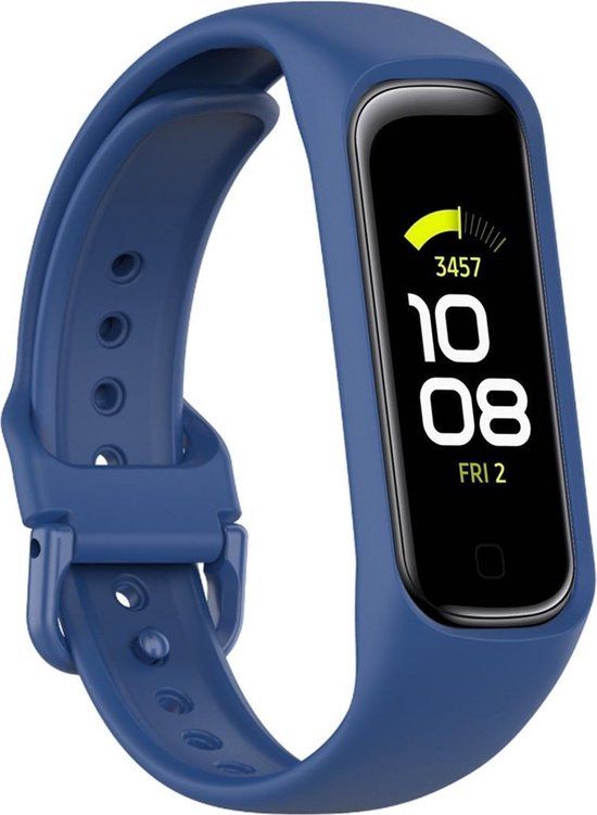 iMoshion Bandje Geschikt voor Samsung Galaxy Fit 2 - Donkerblauw - Siliconen