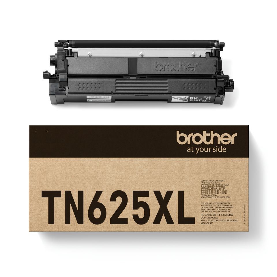 Brother TN-625XLBK Zwart Toner Hoge Capaciteit Origineel