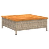 vidaXL Tuintafel Beige, Bruin 70x70x25 cm