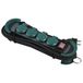 Bachmann 500.200 Buitenhaak 4x 230V 4m Zwart met Groene Afdekking IP44