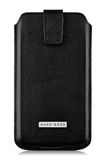 HUGO BOSS 15254 Barcelona Opbergmap/sleeve Zwart Leer XXL
